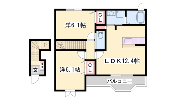 グランツ メゾンの物件間取画像